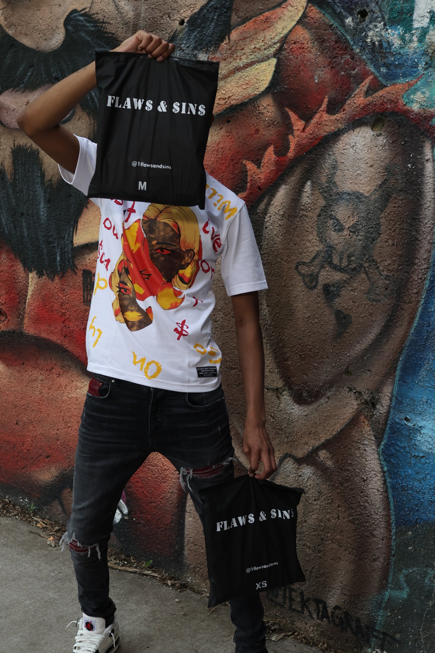 SS1 White “Flawed $inner” Tee